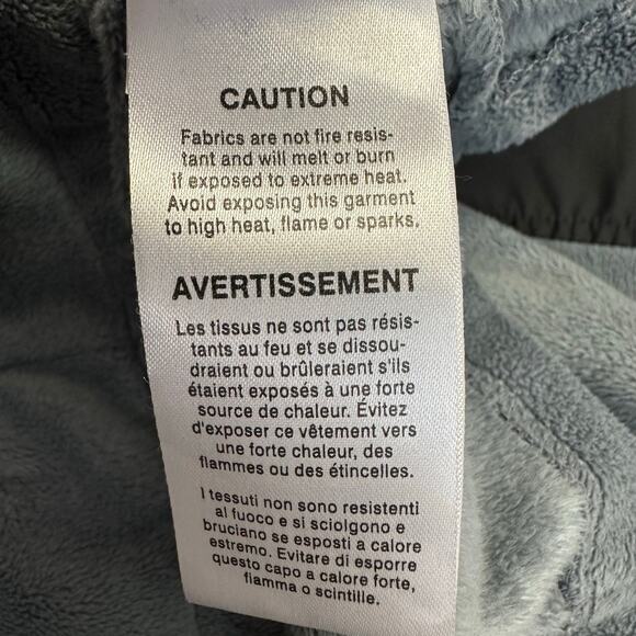 Columbia Gray Black Hooded Fleece Zip Up Jacket Large Lightweight Fall - Picture 7 of 7